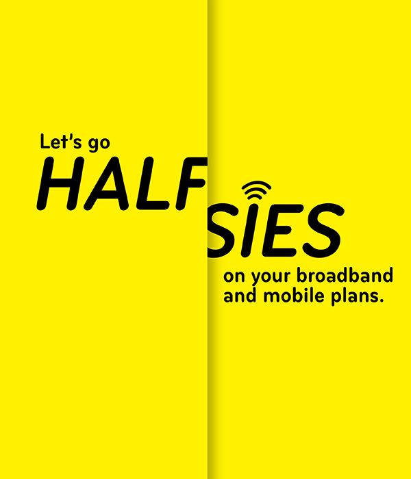 text on yellow background 