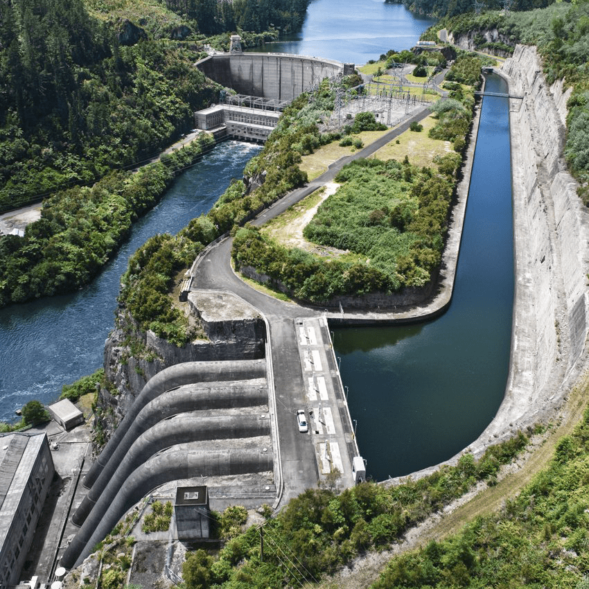 An image of Maraetai Hydro Dam