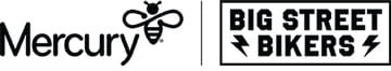 Mercury Big Street Bikers Partnership Logo Lockup