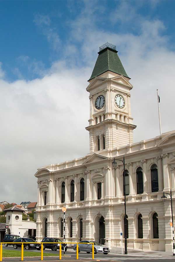Clocktower building in Omaru.
