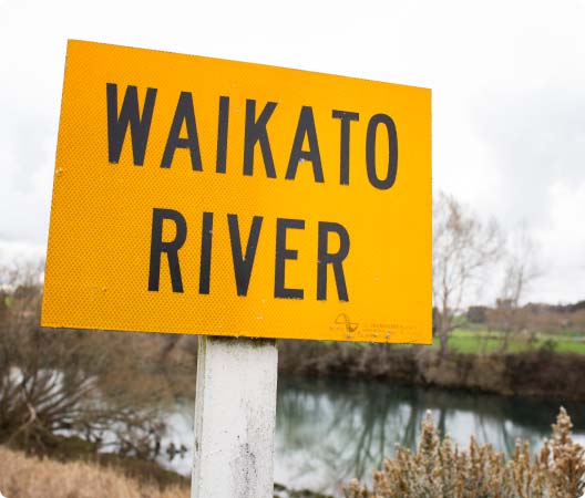 waikato river sign