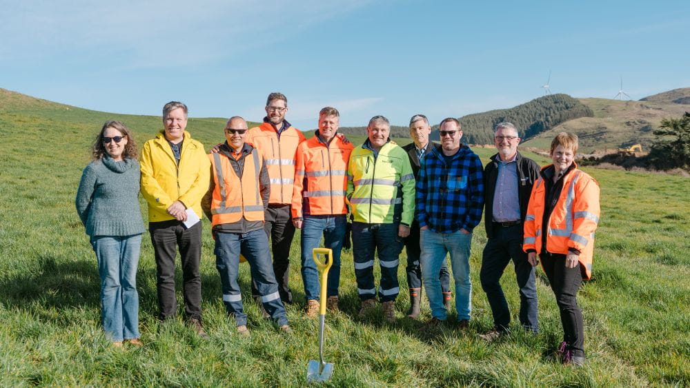 mercury team at ground-breaking event